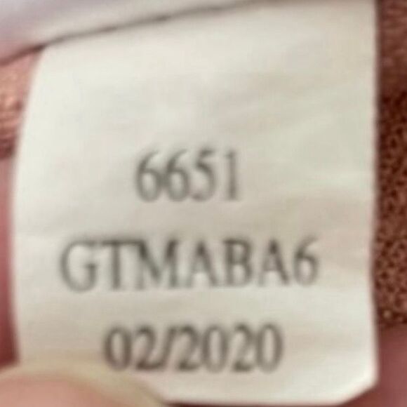 Aeropostale Linen Sundress Dress Pink Mauve Mini Babydoll M - Picture 7 of 7